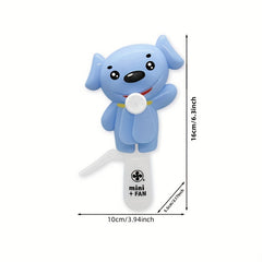 Cartoon Handheld Fan Portable Manual Small Fan Carry on Mini Fan