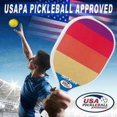 USAPA Approved Pickleball Paddles Set Of 2 with Accessories