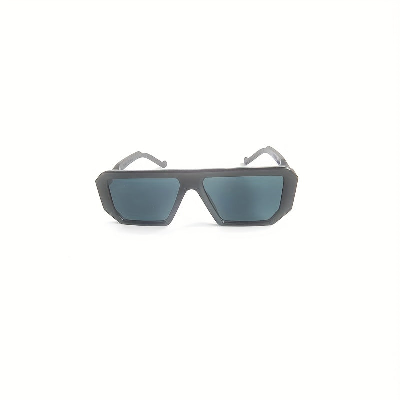 Retro Square Frame Sunglasses for Outdoor Riding and Driving