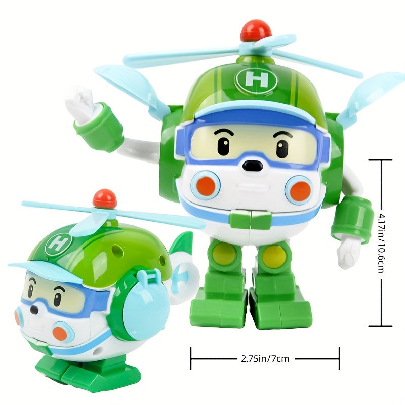 Transform Robot Car Toys Deformation Plastic Model Car Fun Diecasts Toy