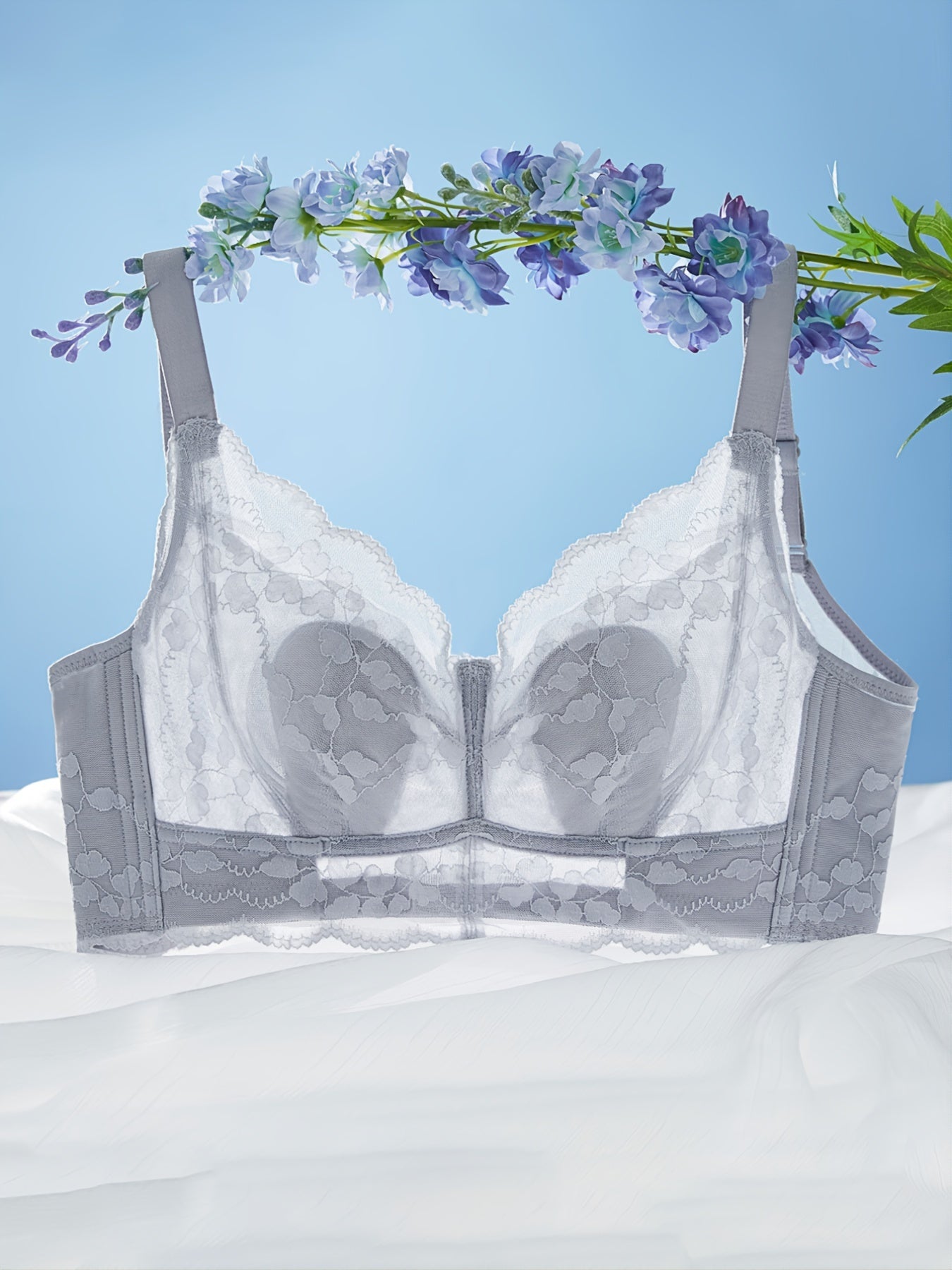 Plus Size Bra Women's Plus Full Coverage Comfort Supportive Bra