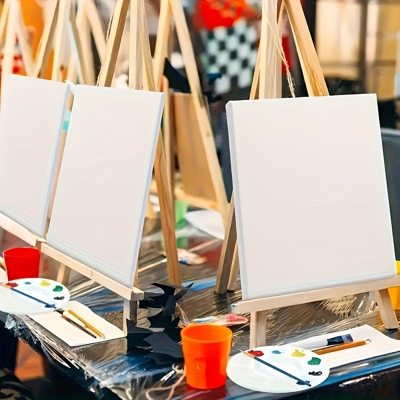 33pc Painting Set with Canvas, Easels, Brushes - Creative Art Project Supplies