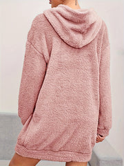 Long Sleeve Hoodie Lounge Dress