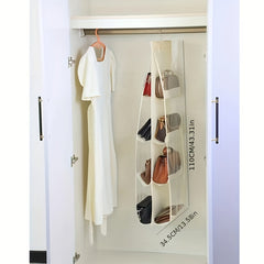 1pc Hanging Handbag Storage Bag Non-woven Dustproof Organizer