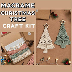 3pcs Christmas Tree Decoration Set DIY Woven Tree Set Holiday Gift