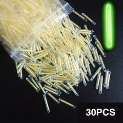 30pcs Luminous Fishing Sticks for Night Fishing - Glow Sticks for Floats