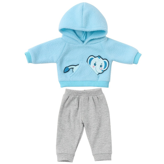Elephant Doll Clothes for 43Cm Dolls Hoodie Pants Kids Gift