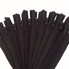 10pcs 3 Nylon Roll Zipper for Sewing Crafts, Skirts Pants, Backpacks, 4-24 Inch