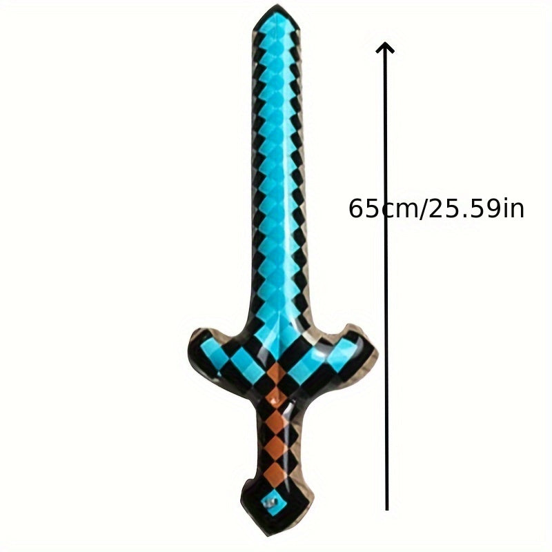 2pcs Pixel Style Inflatable Sword Fun Party Toys