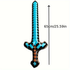 2pcs Pixel Style Inflatable Sword Fun Party Toys