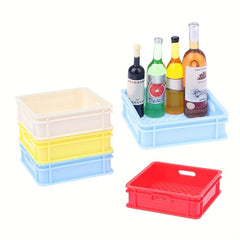 1:12 Dollhouse Food & Drink Storage Basket Kitchen Decor Toy Accessories