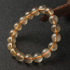 Golden Hair Crystal Bracelet Blonde Crystal Wealthy Beads Bracelet
