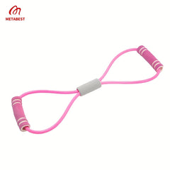 METABEST 8 Shaped Yoga Resistance Rope Elastic Stretching Strap