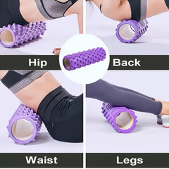 PVC Yoga Massage Roller for Fitness Muscle Relaxation