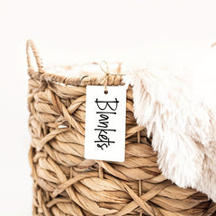 8pcs Basket Tags Label Holders Jute String Acrylic Hanging Tags Labels