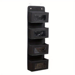 Over The Door Organizer with Door Rack and Large Windows