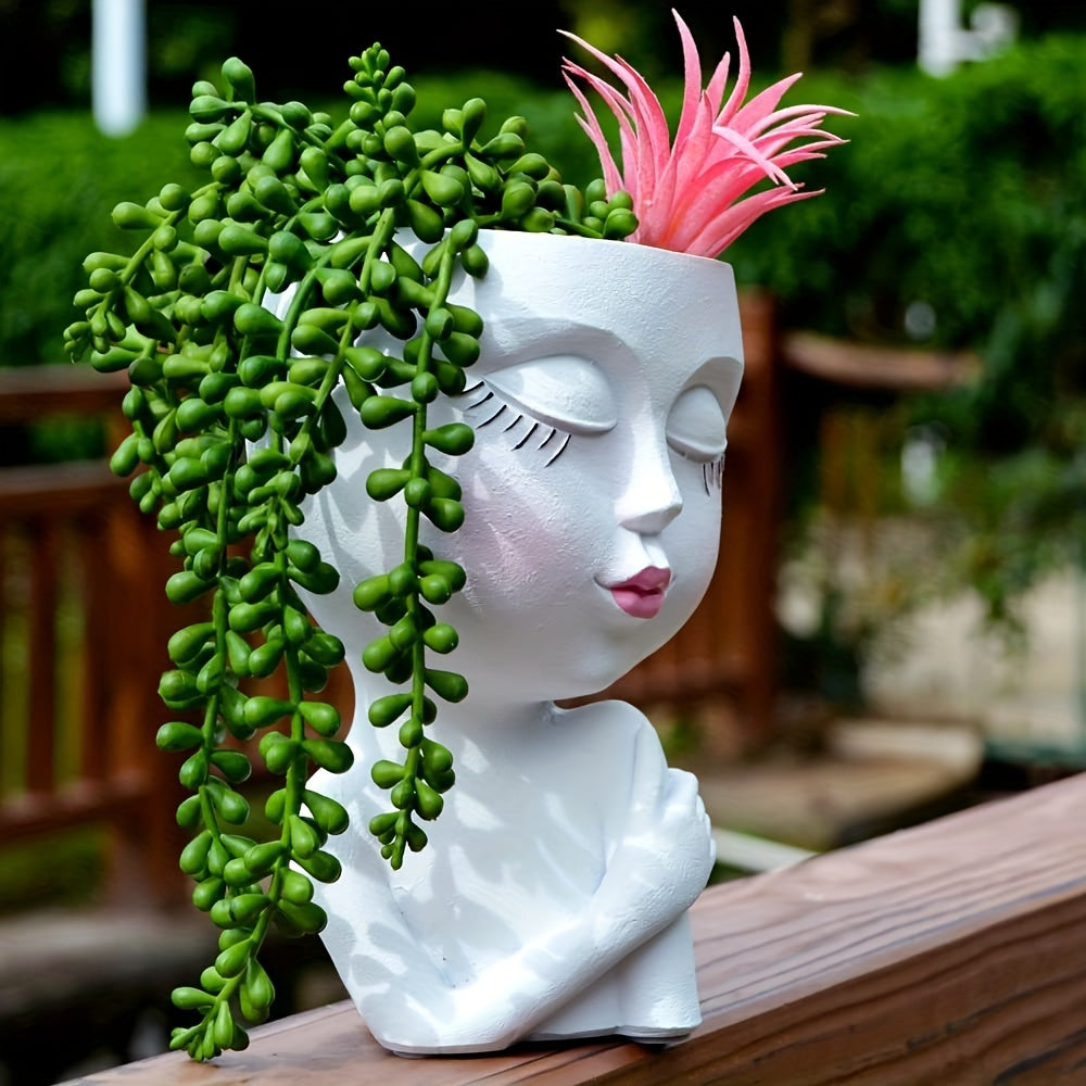 Resin Creative Vase Flower Pot Home Office Decoration