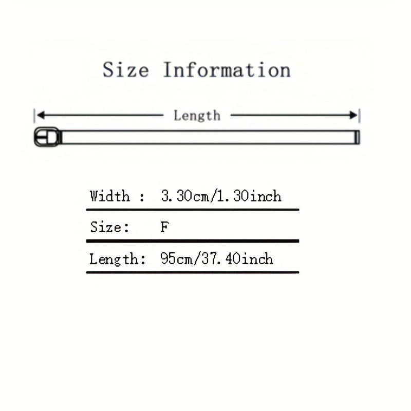 Elastic Military Buckle Belt Clothing Decorative Accessories Boys Girls