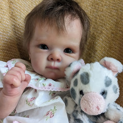 Adorable Reborn Dolls with Soft Touch and Rooted Hair - Family Gift