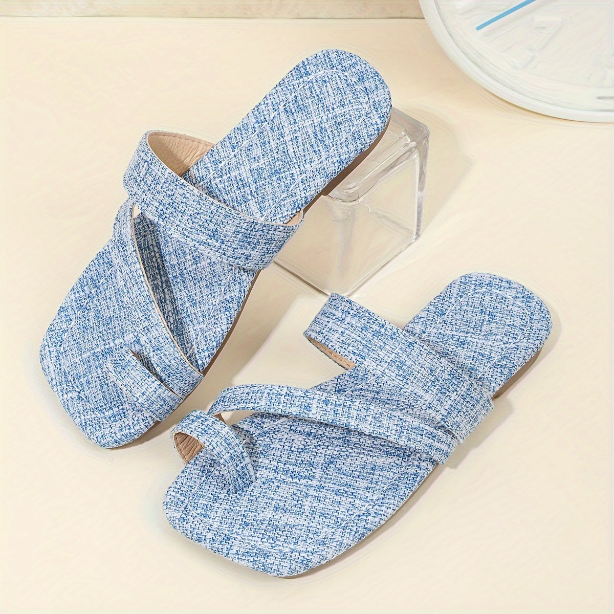 Open Toe Slippers Girls Lightweight Vacation Beach Breathable Sandals