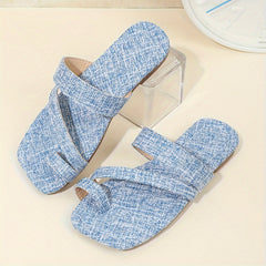 Open Toe Slippers Girls Lightweight Vacation Beach Breathable Sandals