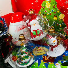 Giant Inflatable Christmas Ball, Outdoor PVC Decorated Ball