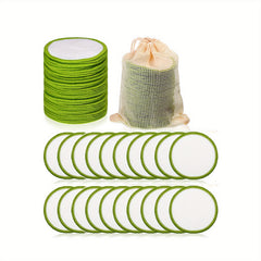 Eco Friendly Reusable Makeup Remover Pads with Washable Bag