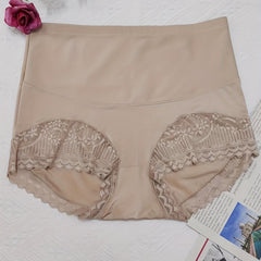Women's Plus Lace High Rise Butt Lifting Underwear