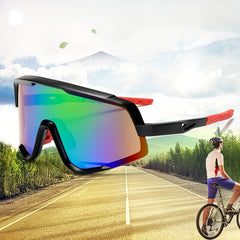 Men's Oversized Windproof Cycling Glasses Dustproof Sunglasses