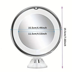 10x Magnification Makeup Mirror Without Batteries