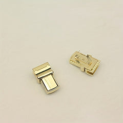 2PCS Metal Press Push Lock Bag Spring Lock Snap Clasps DIY Hardware
