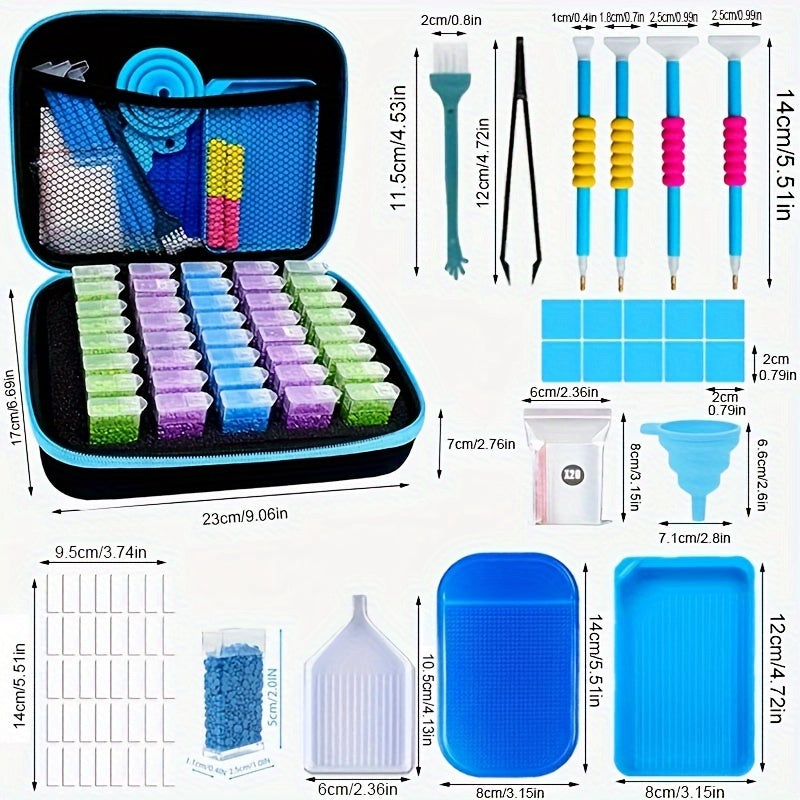 40 Bottles Diamond Painting Beads Storage Bag