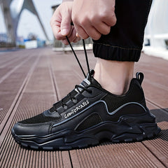 Men's Chunky Jogging Gym Sneakers Breathable Shock Absorbing