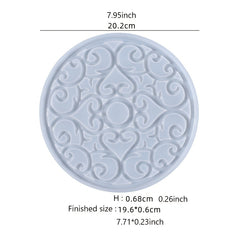 Silicone Molds Home Ornaments Coaster Tools DIY Decor Jewelry Craft