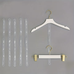 10pcs Clothing Hanger Clip Belt for Adults & Children