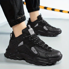 Men's Breathable Chunky Sneakers for Jogging Gym
