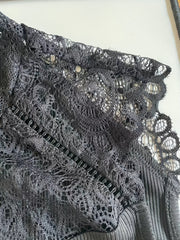 Lace Stitching Tank Bodysuit Sexy Sleeveless One Piece Bodysuit