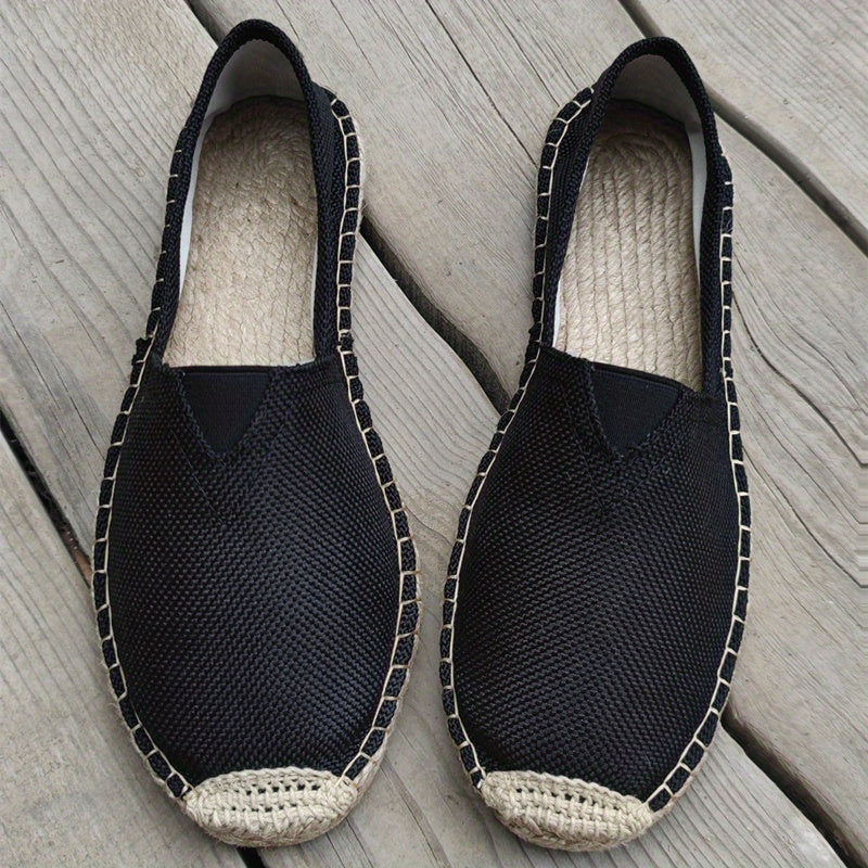 Men's Slip On Canvas Shoes Casual Breathable Comfy Outdoor Walking Shoes