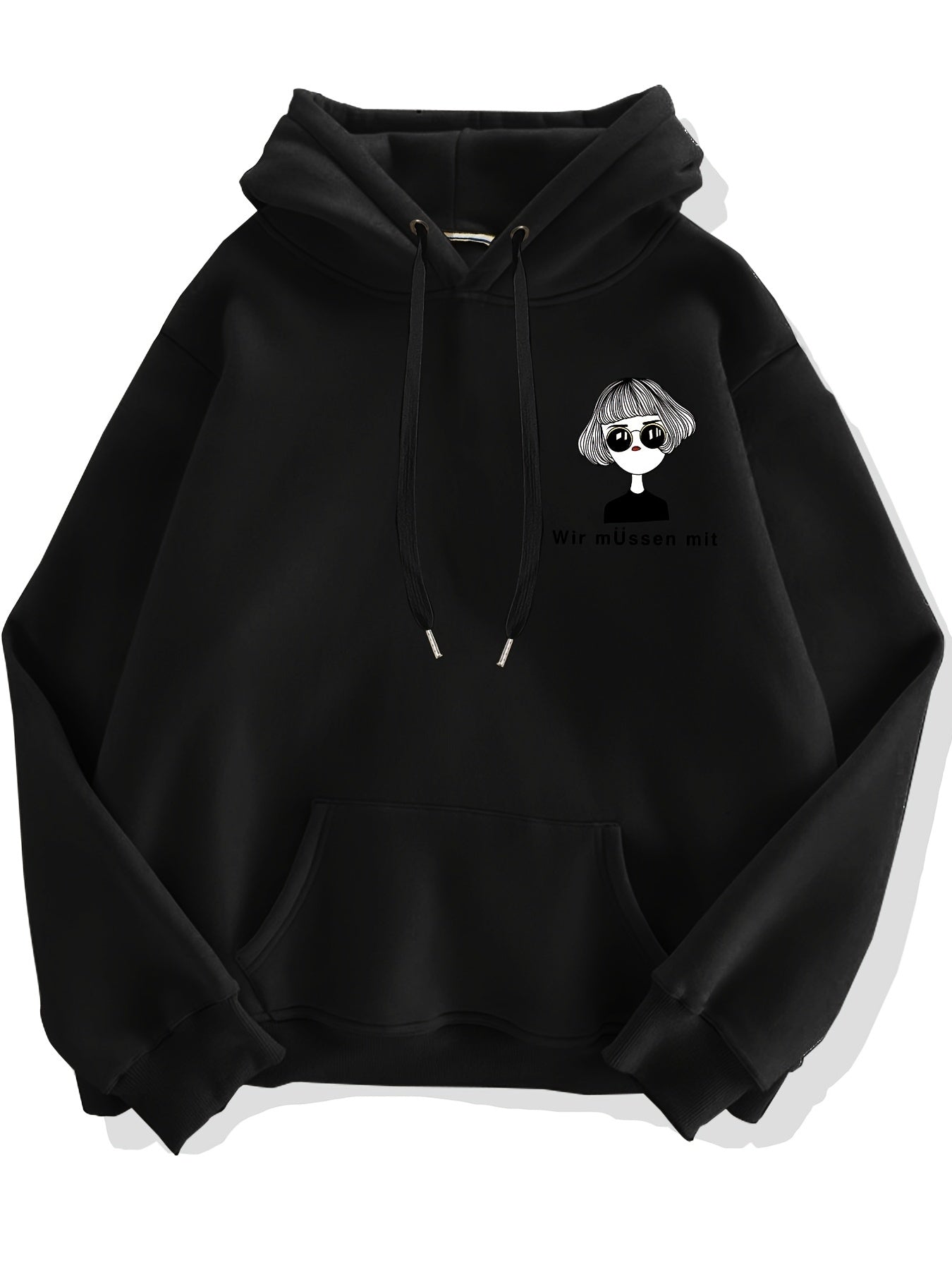 Graphic Print Crew Neck Pullover Sweatshirt Women's Clothing
