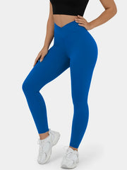 Sports Leggings Women's Plus Wrap High Waist Skinny Yoga Pants