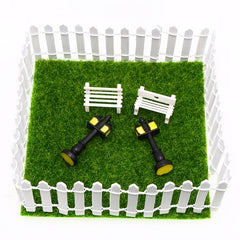 Mini Picket Fence for Dollhouse and Fairy Garden Decor