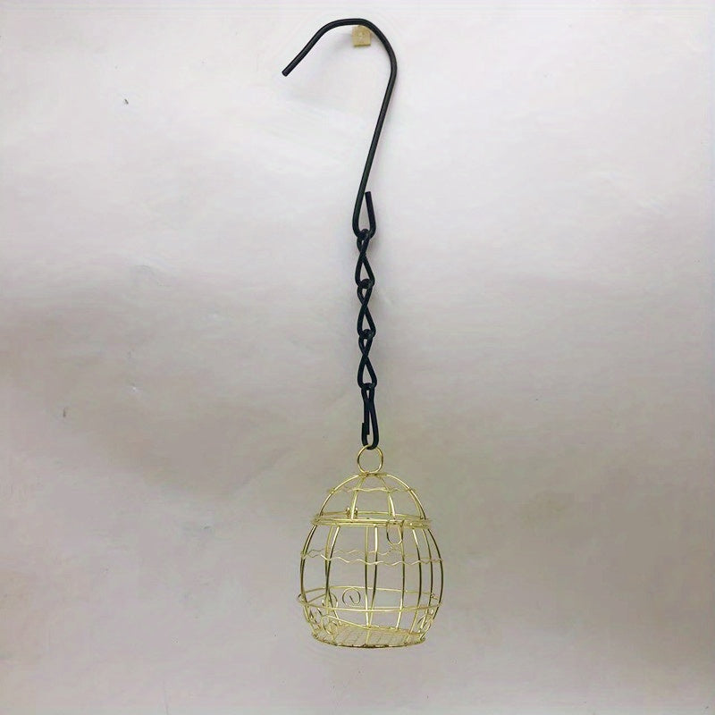 Metal Bird Suet Holder Hanging Feeder For Garden