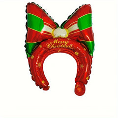 5pcs Christmas Party Dress Up Headwear Hairband Balloon Set Decoration