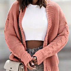 Cable Long Sleeve Cardigan