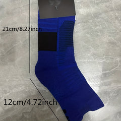 3pairs Basketball Socks Men's Sports Socks Quarter Socks