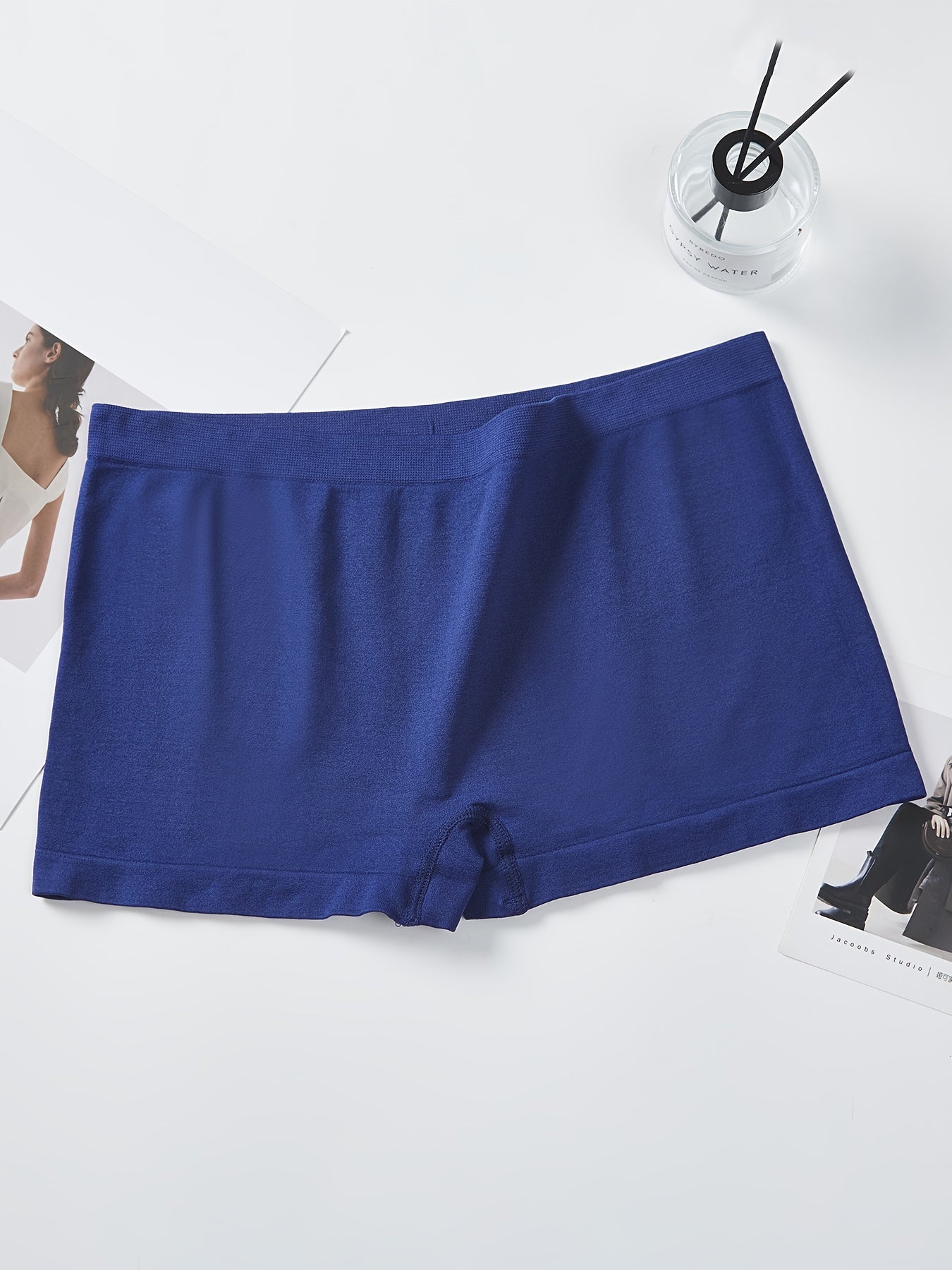 3 Pack Plus Size Seamless Boy Shorts Set