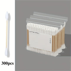 300-600 Pet Cotton Swabs Wooden Handle Cat Dog Ear Cleaning