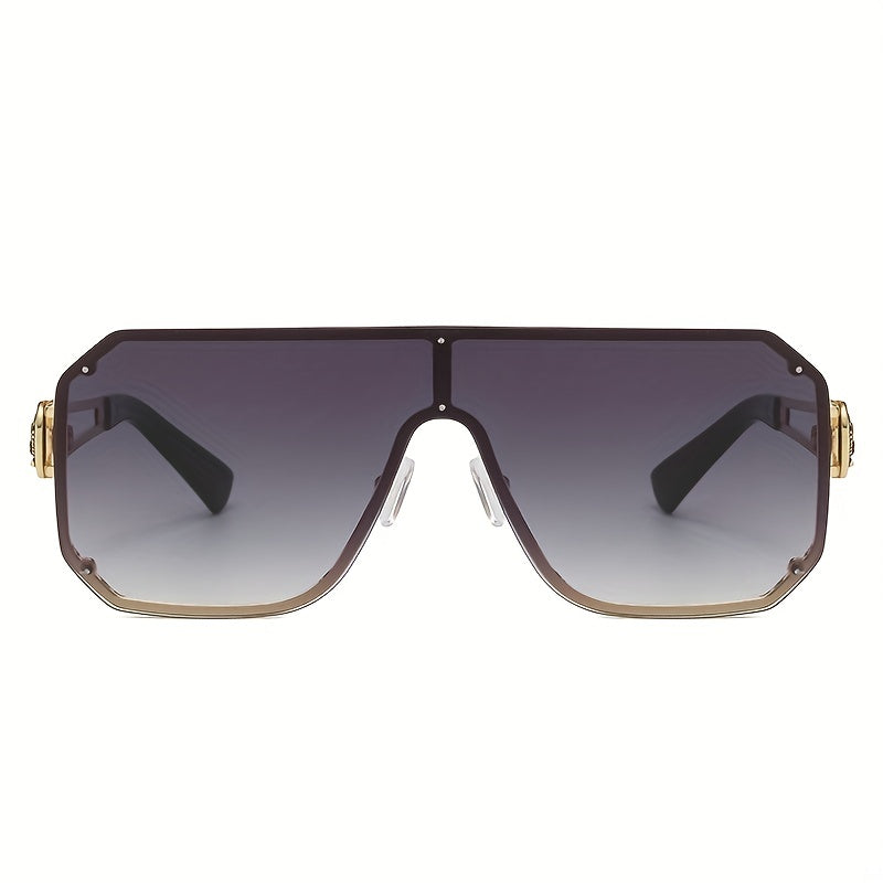 Large Sunglasses Lion Head Gradient Glasses UV400