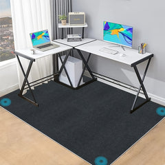 Office Chair Mat for Hardwood & Tile Floor 55x63