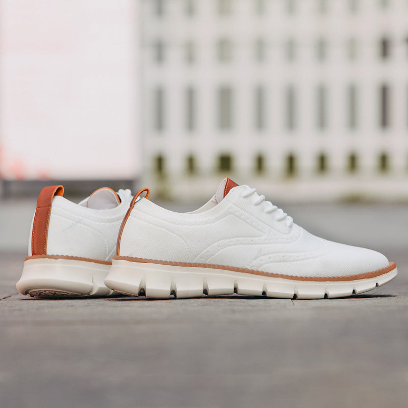 Men's Wingtip Brogue Casual Oxford Sneakers